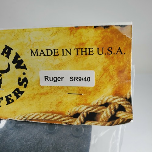 Outlaw OWB Kydex Gun Holster right handed USA made new for RUGER SR9 SR40 9MM 40 - Picture 11 of 12