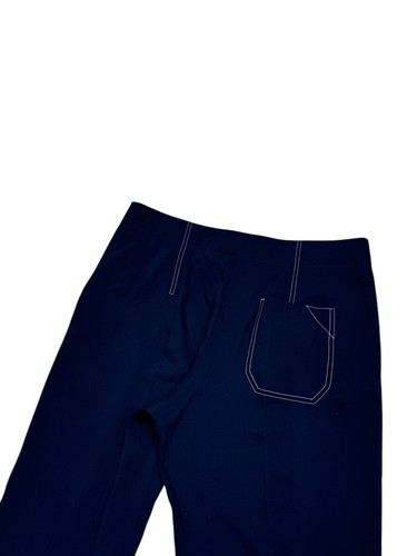 Celine by Phoebe Philo Navy Wool Trousers (Rare Collector Piece) Size EU 44 / US - Picture 4 of 5