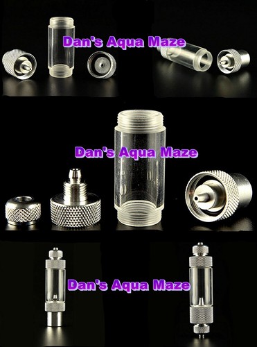 Aluminium High Quality Aquarium CO2 Regulator Bubble Counter with Check Valve - Picture 3 of 6