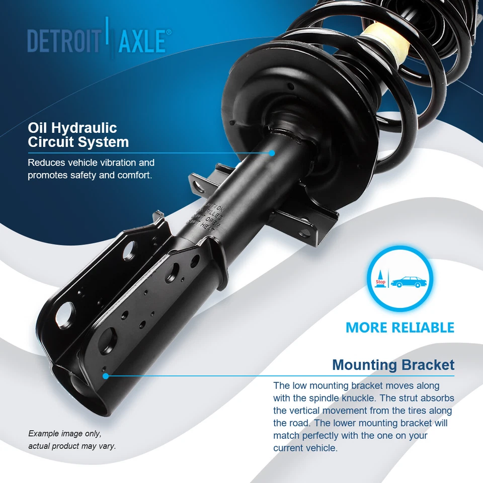 8pc Front Strut Lower Control Arm Sway Bar for Chevy Traverse GMC Acadia Enclave - Изображение 3 из 4