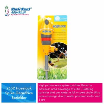 Hozelock Round Rotating Garden Lawn Spike Sprinkler Plus 314m2 Jet Area Control