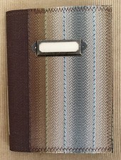Handmade Upholstery Fabric Junk Journal/Unique/Craft/Journal/Scrapbook