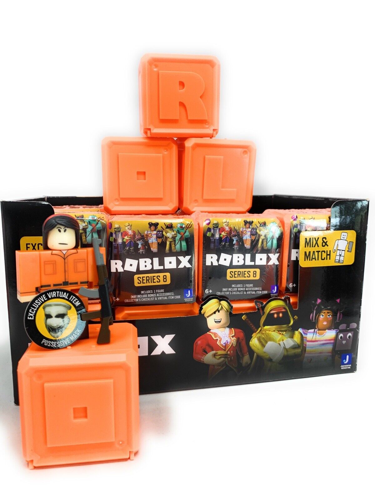 roblox celebrity series 8 orange monster islands: Zombie jenkins toy+code