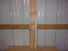1 PC RUSTIC HICKORY LUMBER WOOD KILN DRIED BOARD 36"X 5 1/2"X 3/4" LOT 875L FLAT