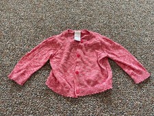 Gymboree Girls Pink Knit Cardigan 6-12M
