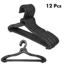 Cloth Hangers Plastic Hangers Plastic Traditional Hanger Clothes Hangers 12 Pack