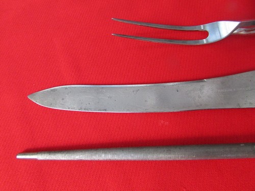 1904 Orient aka Venice Pattern 3 Piece Carving Set Holmes & Edwards Silver Plate - Picture 3 of 12