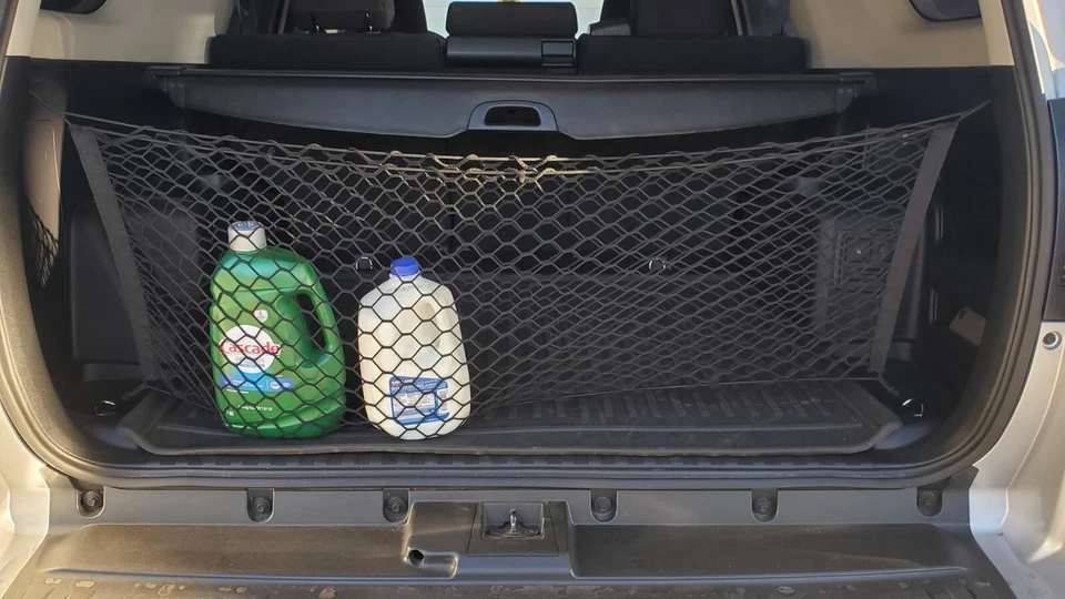 Rede de carga de malha estilo envelope porta-malas traseiro para Toyota 4Runner 2003-2024 nova em folha - Imagem 4 de 4