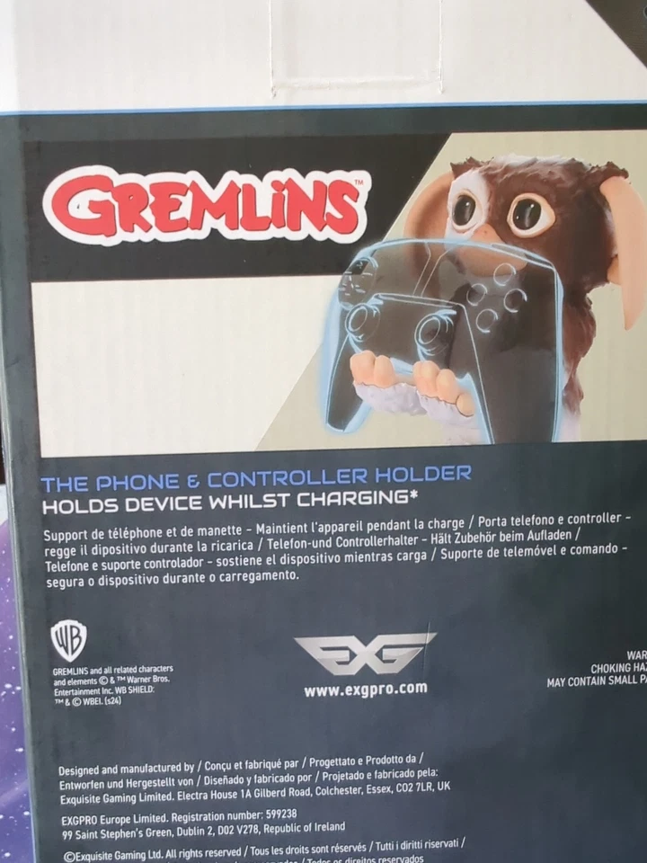 原装 Cable Guys Gremlins Gizmo 手机和游戏控制器支架 全新带盒 — 第 3/4 张图片