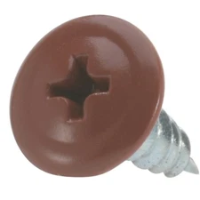 9/16" Wafer Head Painted Zip Screws, 16 colors, 5.6oz/bag, (approx. 100pcs/ bag)