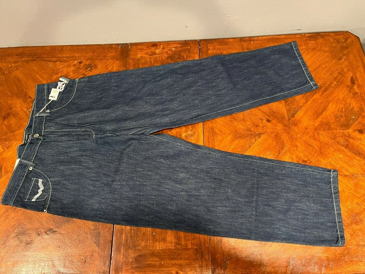 KNOCKOUT MENS DESIGNER POCKET EMBROIDERY JEANS 36 X 32 BIG TALL