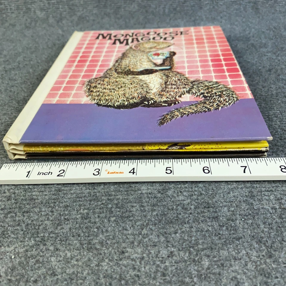 2 x RARE Vintage Oddo Bundle Hardcover Story Books Mongoose Magoo Houndstooth - Image 3 of 4