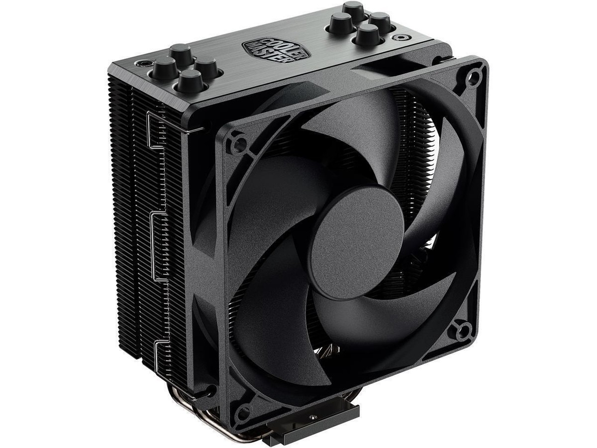 Cooler Master Hyper 212 Black: Dissipatore CPU Ad Aria Con Ventola SickleFlow 120 Edge PWM – Nero
