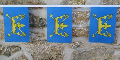 Suffolk Flagge Polyester Wimpelkette - verschiedene Längen