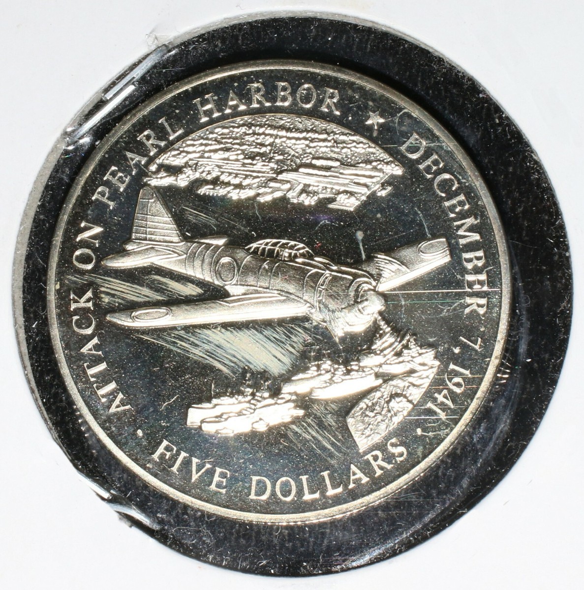 2000 Republic of Liberia Pearl Harbor Commem. $5 Coin - 08182 | eBay