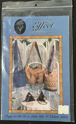 A Little More Effect 0515 Bags on the Go Handbags Purse Sewing Pattern