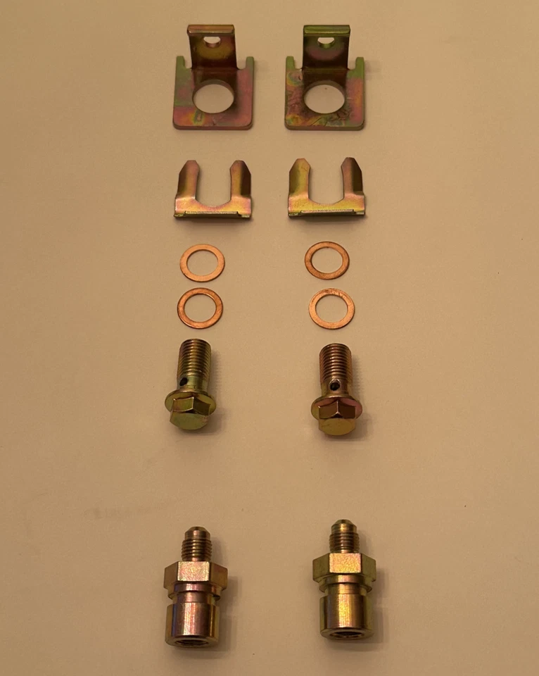 Oldsmobile Lss 1978-1990 pinza mética trenzada acero inoxidable manguera de línea de freno Foto 4 de 4