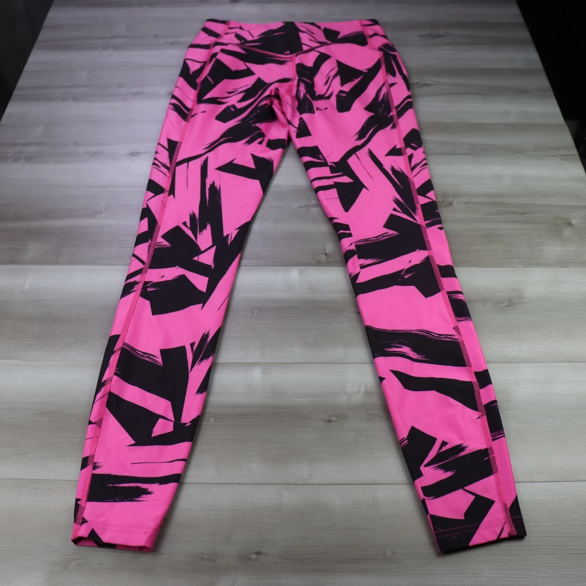 Nike Leggings Womens S Pink Black Legend 2.0 Flow Tight Dri Fit