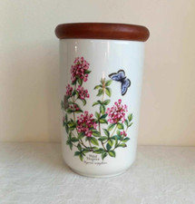 Royal Worcester Herbs Pattern Storage Jar "Wild Thyme" 18cm (7")