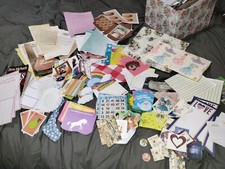 Embellishments Lot of 150 Pcs Random Junk Journal Scrapbooking destash