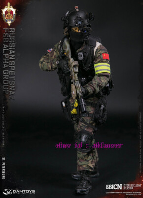 Damtoys 1/6 Russian Spetsnaz Fsb Alpha Group St.Petersburg Store
