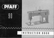 PFAFF 90 Instruction Manual User Guide: Coil Bound 46 Pages