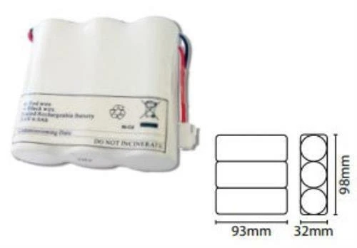 Eterna EB3 Ni-Cd 3.6V 6Ah Side By Side Battery
