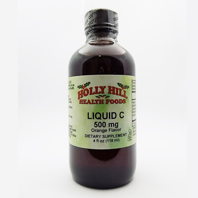 Holly Hill Health Foods, Liquid C 500mg, 4 Ounce