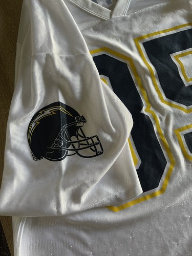 Antonio Gates NFL Jersey Mens Large White #85 San Diego Chargers - Picture 8 of 8