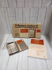 UPC 734911297623 product image for TI Business Analyst - II Executive Calculating System 1980 Vintage | upcitemdb.com
