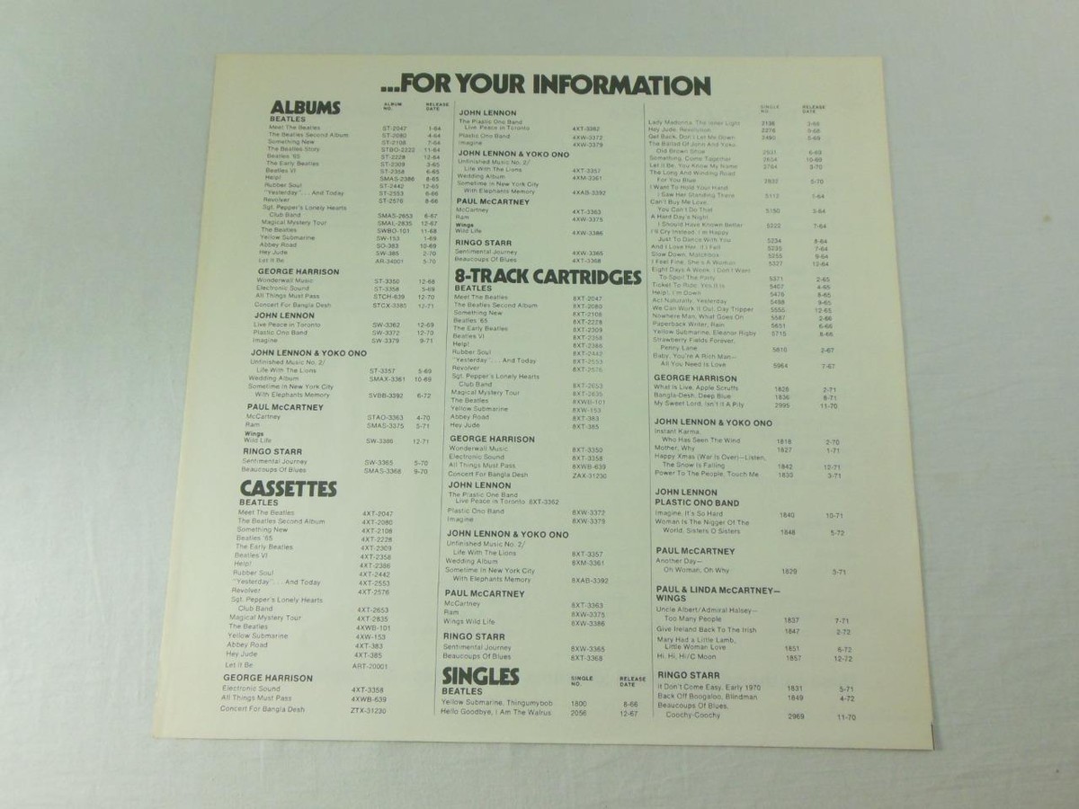 THE BEATLES- 1962-1966 / Apple Records SKBO 3403- 2 LP