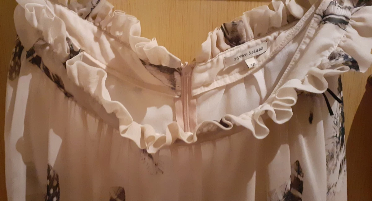 Feather skirt river island cheap