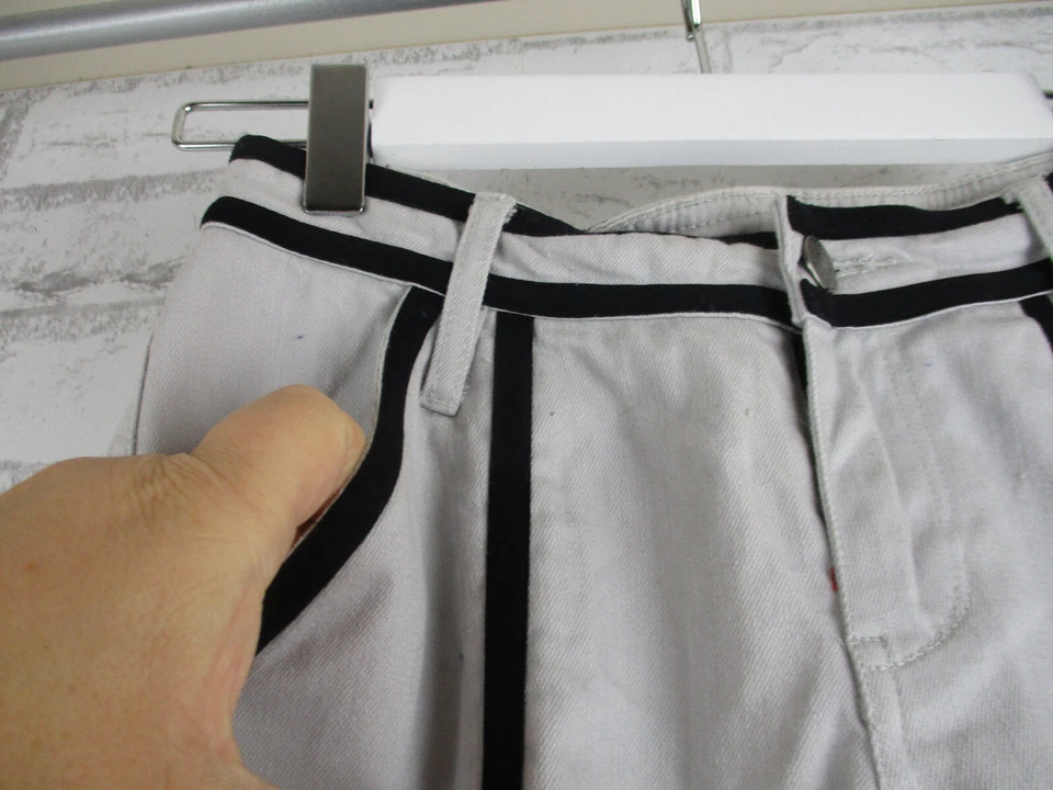 Sass & Bide Mujer Vaqueros 26 Wintergate Gris Negro Ribete Foto 4 de 4