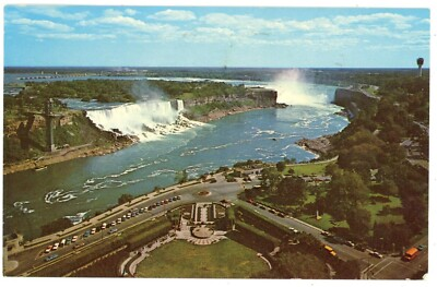 #ad #ad General View Of Niagara Falls And Oakes Garden Theatre Ontario Canada Postcard $29.99