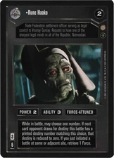Star Wars CCG Coruscant Rune Haako