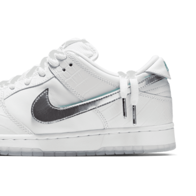 Size 8 - Diamond Supply Co. x Nike Dunk Pro SB Low White Diamond