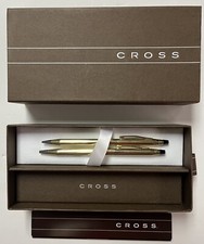 10KT Gold Cross Pen And Pencil Set - vintage