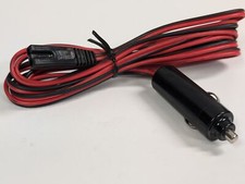 CIGARETTE LIGHTER PLUG TO 2 PIN CB RADIO POWER CORD