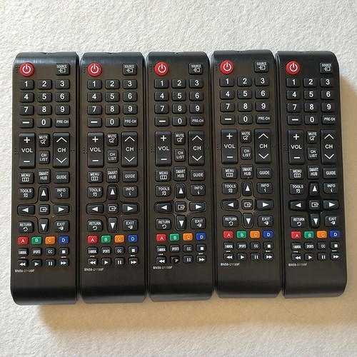 5 Stück Universal Fernbedienung für ALLE Samsung LCD LED HDTV Smart TVs BN59-01199F - Bild 1 von 10