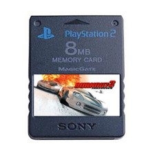 Burnout 3 Takedown PS2 Official Memory Card Unlocked Saves
