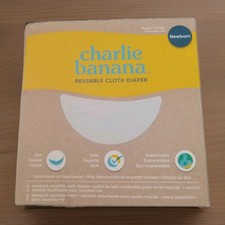 NEW Charlie Banana Reusable Cloth Diaper  Insert Newborn Size 0-4 M 6-16 lbs