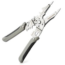 Multi-function Wire Stripper Tool Electrical, 9-in-1 Cutter & Grey 