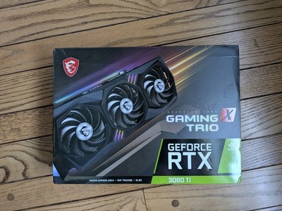  MSI GeForce RTX 3080 Ti Gaming X Trio - ORIGINAL BOX And PACKING MATERIALS ONLY