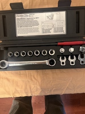 Matco Tools MSBT15 Serpentine Belt Ratcheting Gear Wrench Set