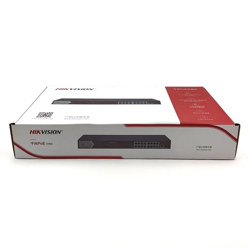 Hikvision DS-3E0518P-E 16 Port 16x10/1000Mbps Auto Unmanaged PoE Network Switch - Picture 6 of 7