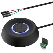 PC Power Button External Switch with LED for Desktop Computer Motherboard