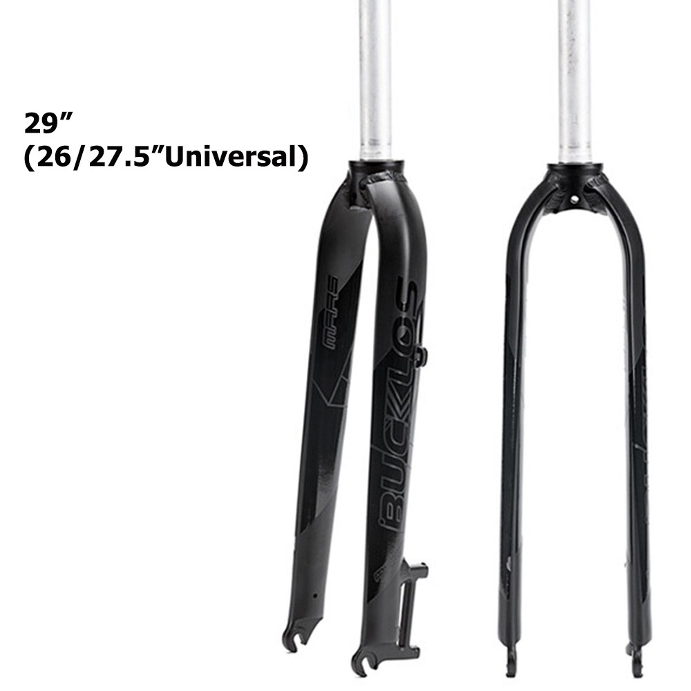Mountain Bike 26/27.5/29" Fork Rigid Straight 1-1/8" 9mm​ QR Axle PM Disc Brake