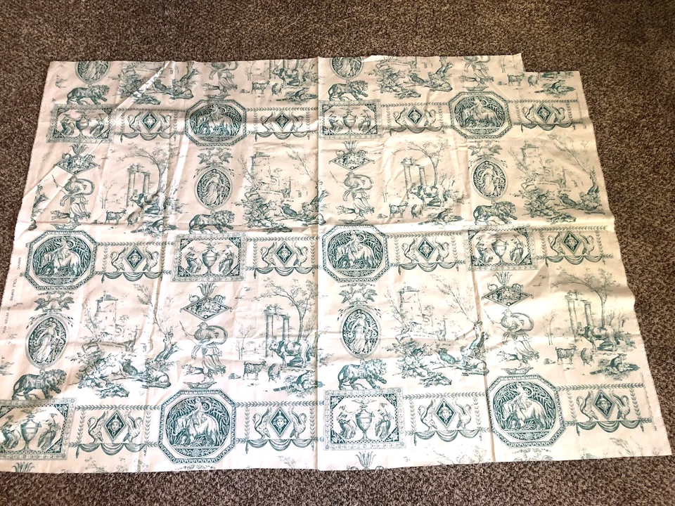 Upholstery Fabric Toile MARVIC "TOILE EMPIRE" BY PETER AFIA   58" x 43" - Image 3 of 4