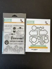 Simon Says Paws-itivity Dog Cat Pawsome Whiskery Funny New Stamp & Die Bundle