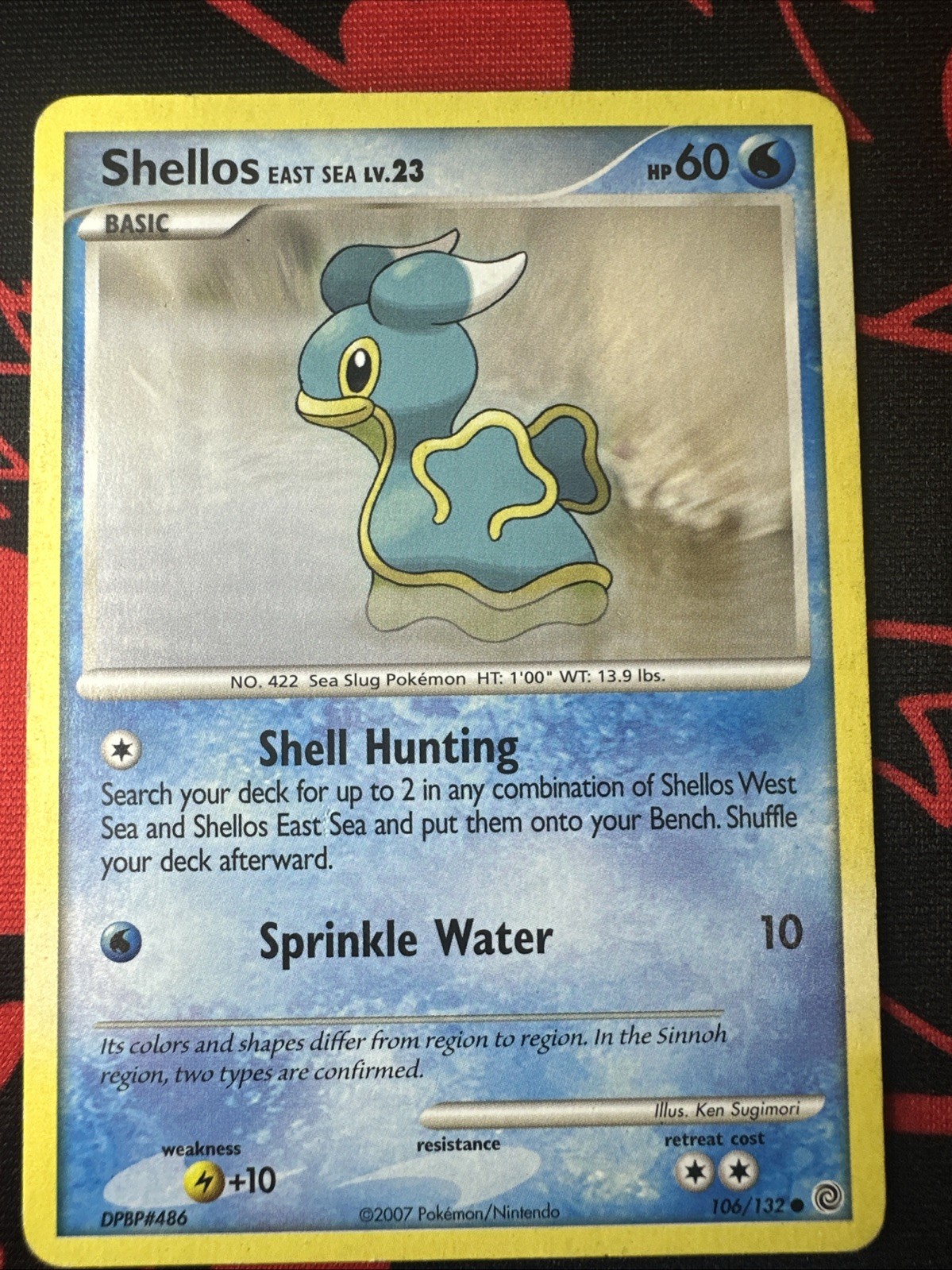 Pokemon Shellos East Sea (106/141) Secret Wonders LP